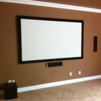 This was an attic when we first saw it. We worked with the customer and his builder to transform it into a fun home theater, featuring KEF speakers, Integra, Vutec, and Sunfire.