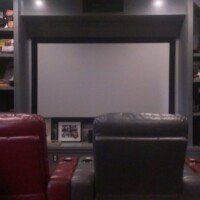 This is a theater system/man cave that the wife enjoys too!